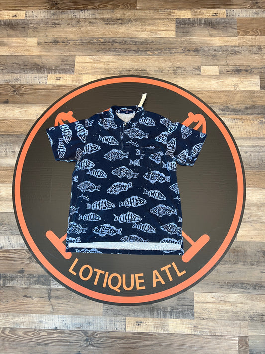 Polo sport Nemo short sleeve blue L