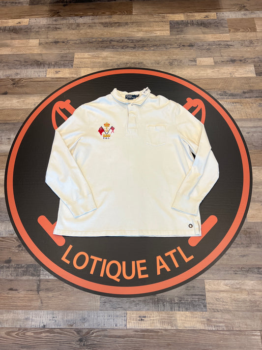 Polo PRL rugby cream XXL