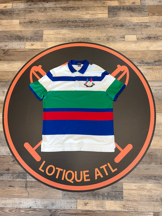 Polo Anniversary striped short sleeve Large