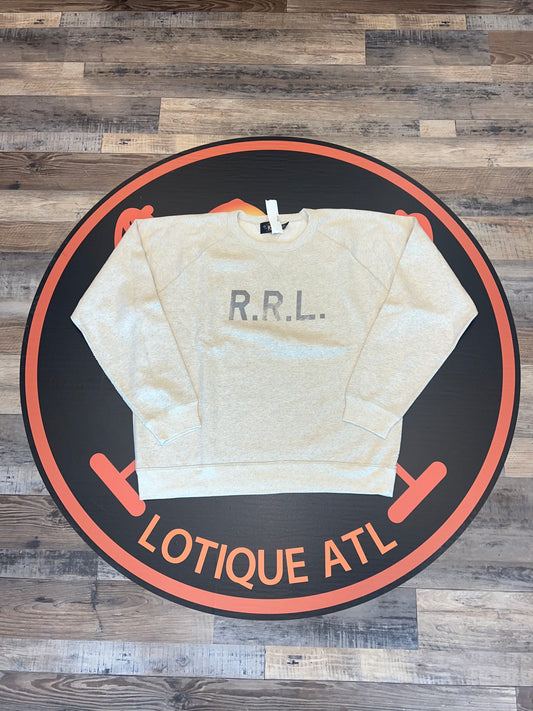 Double RL spell out sweatshirt gray XXL