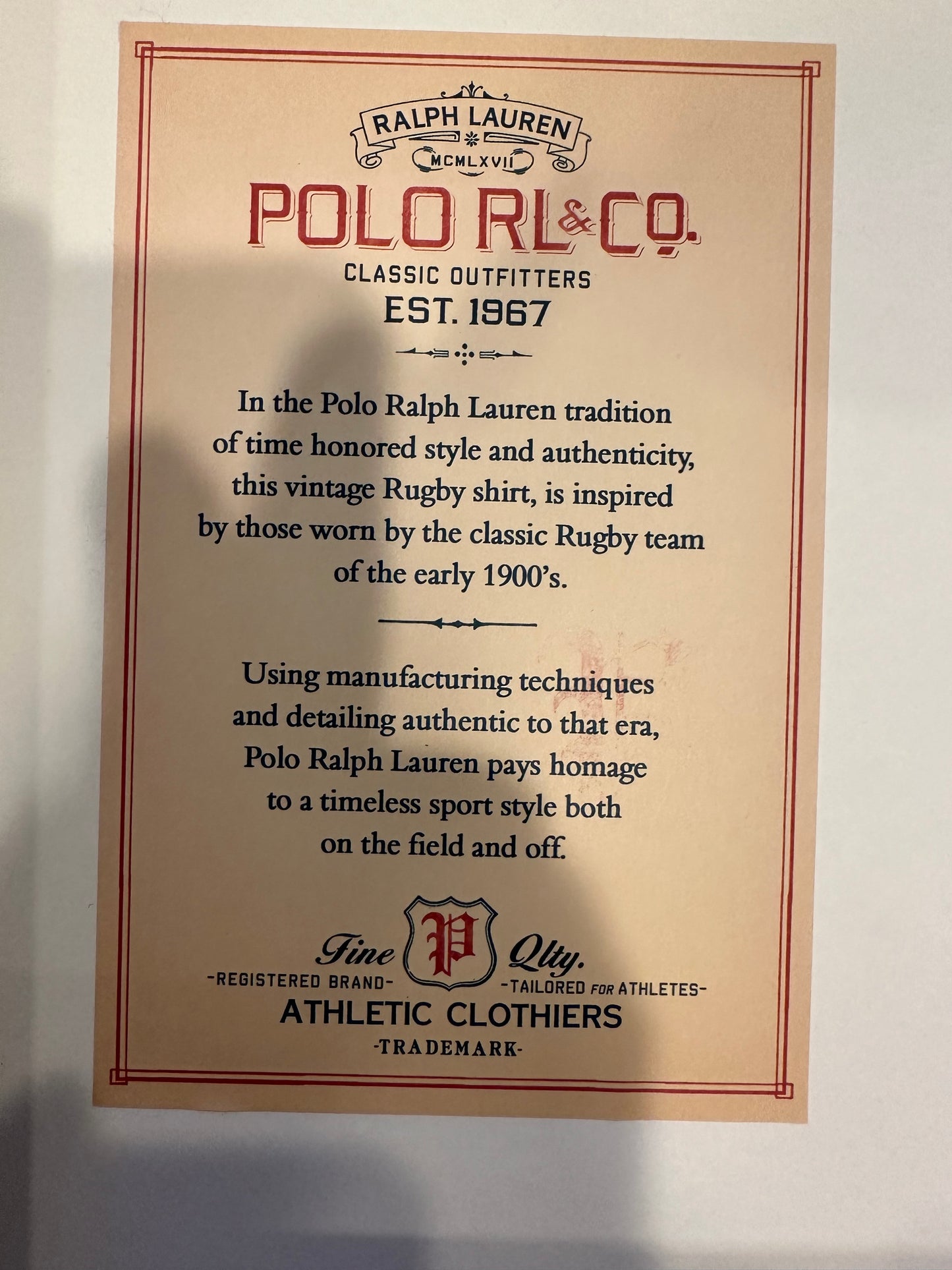 Polo Ralph Lauren Chevron Collectible Rugby
