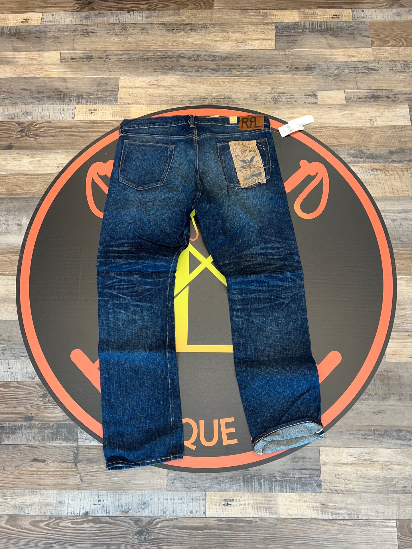 Nwt Double RL east west selvage denim 40 x 32