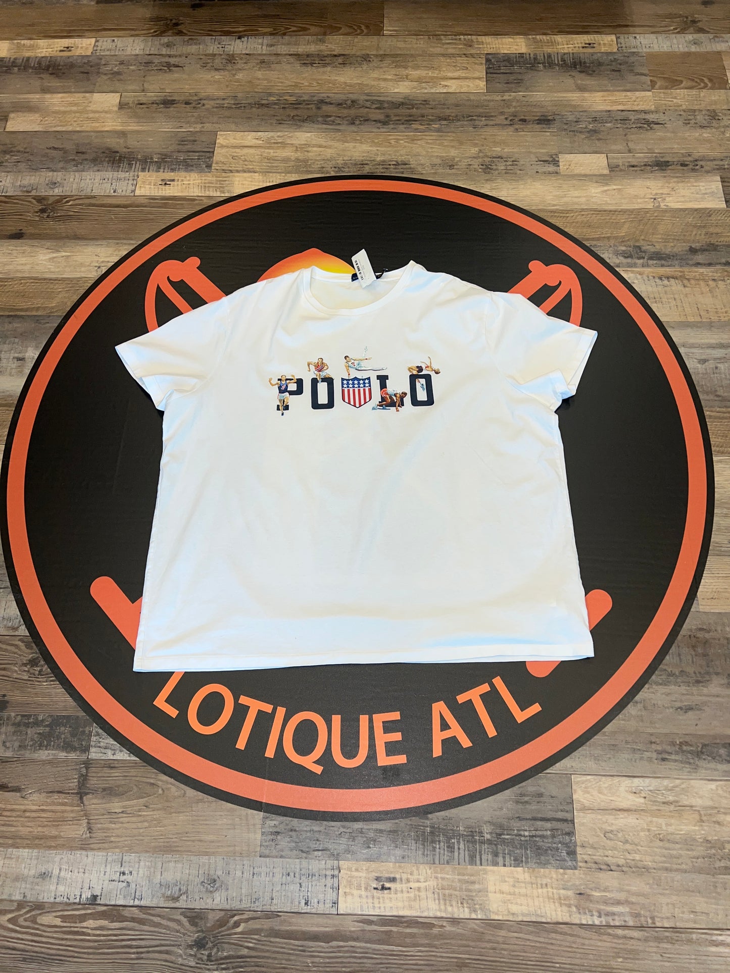 Polo Stadium Olympic t shirt white XXl