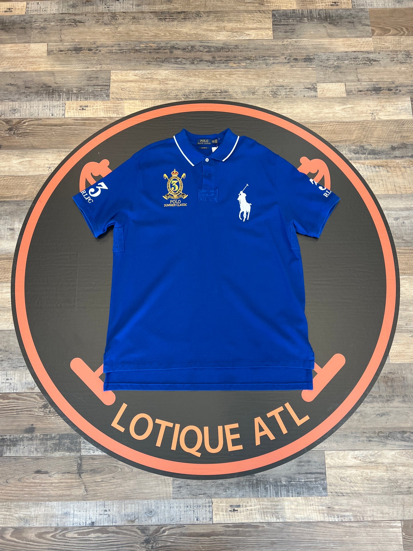 Polo Summer classic big pony blue XXL