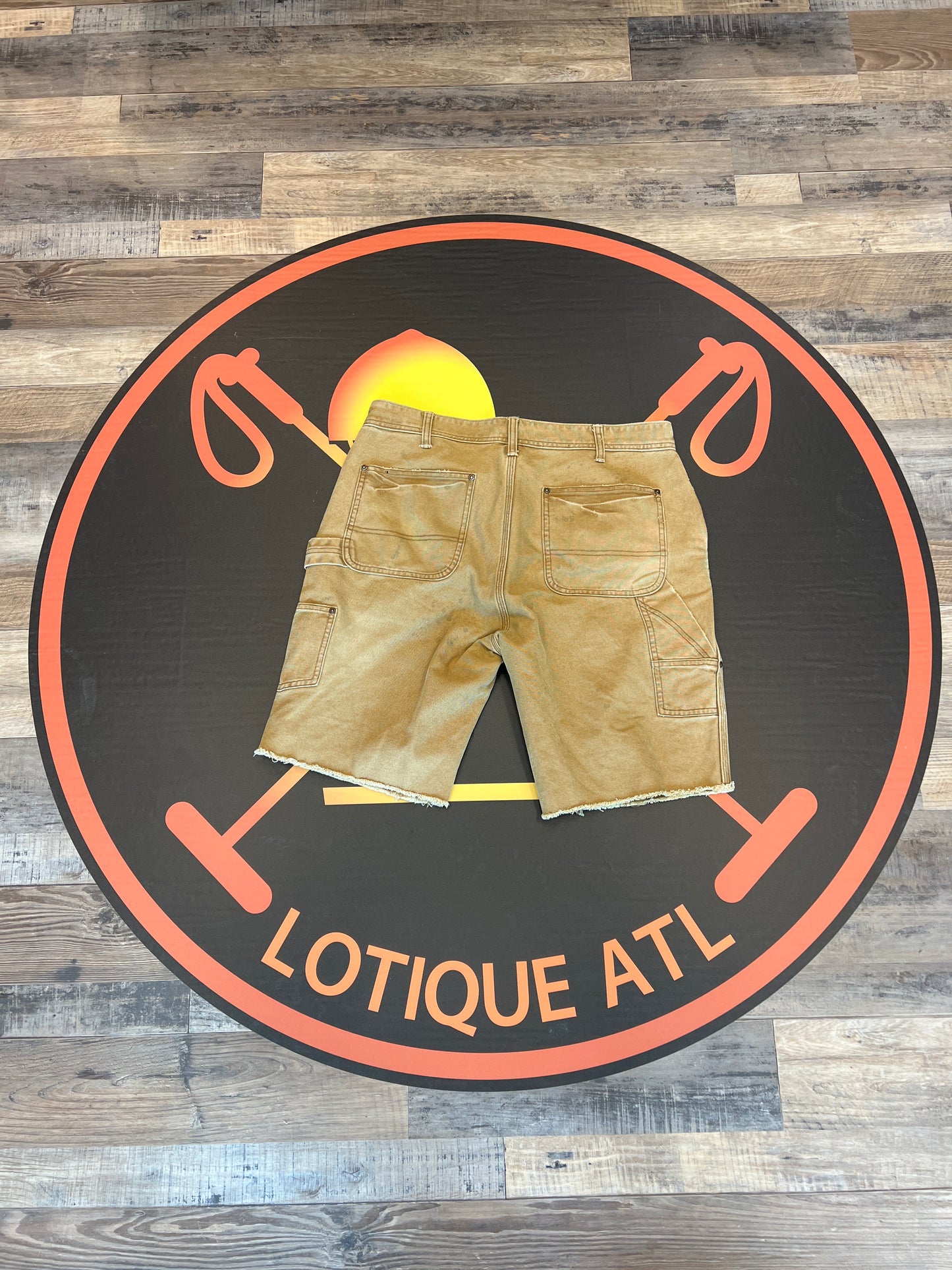 Polo Safari canvas shorts tan 33