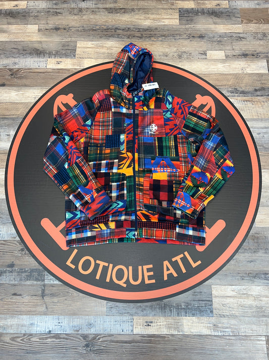 RLX patchwork Aztec  hoodie XXL