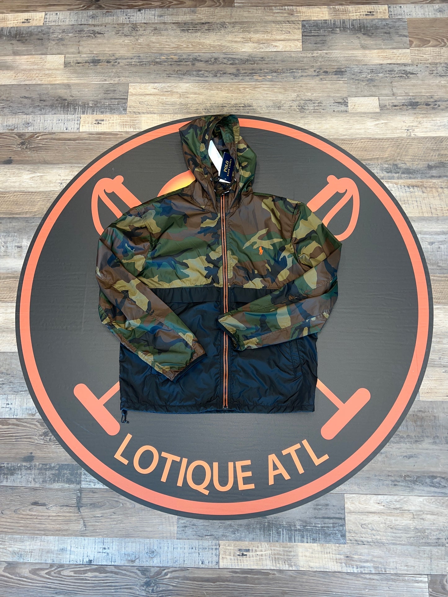 Nwt Polo Camo hybrid jacket medium