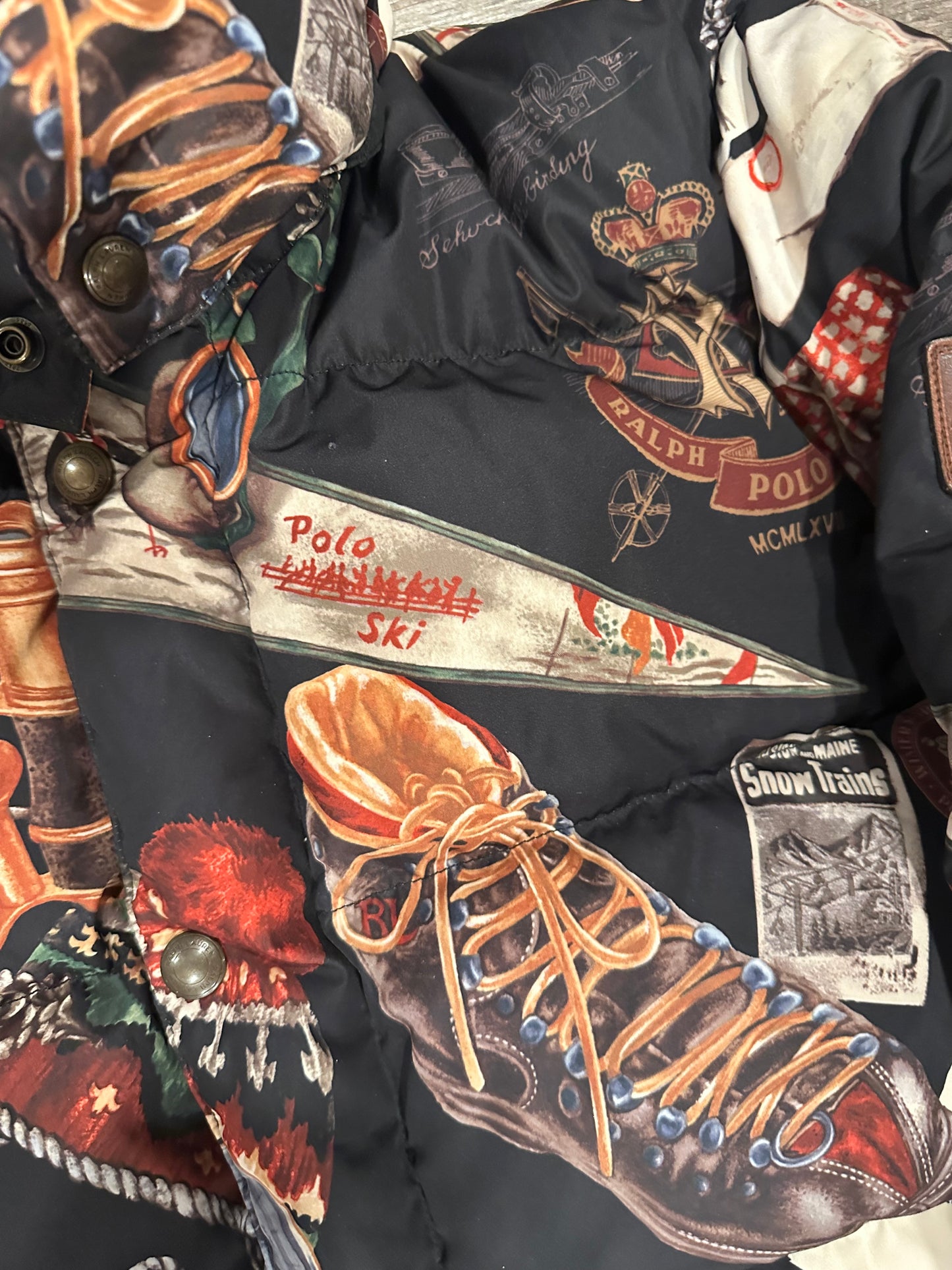 Polo Ralph Lauren Ski Boots Goose Jacket