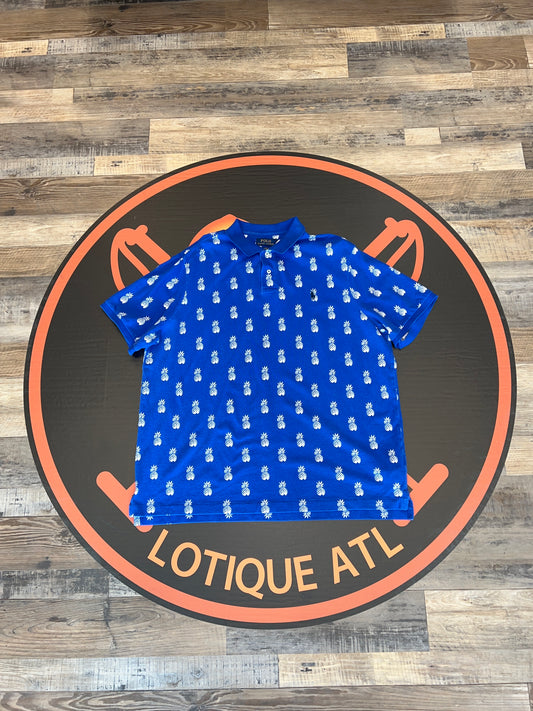 Polo Pineapple short sleeve Blue XL