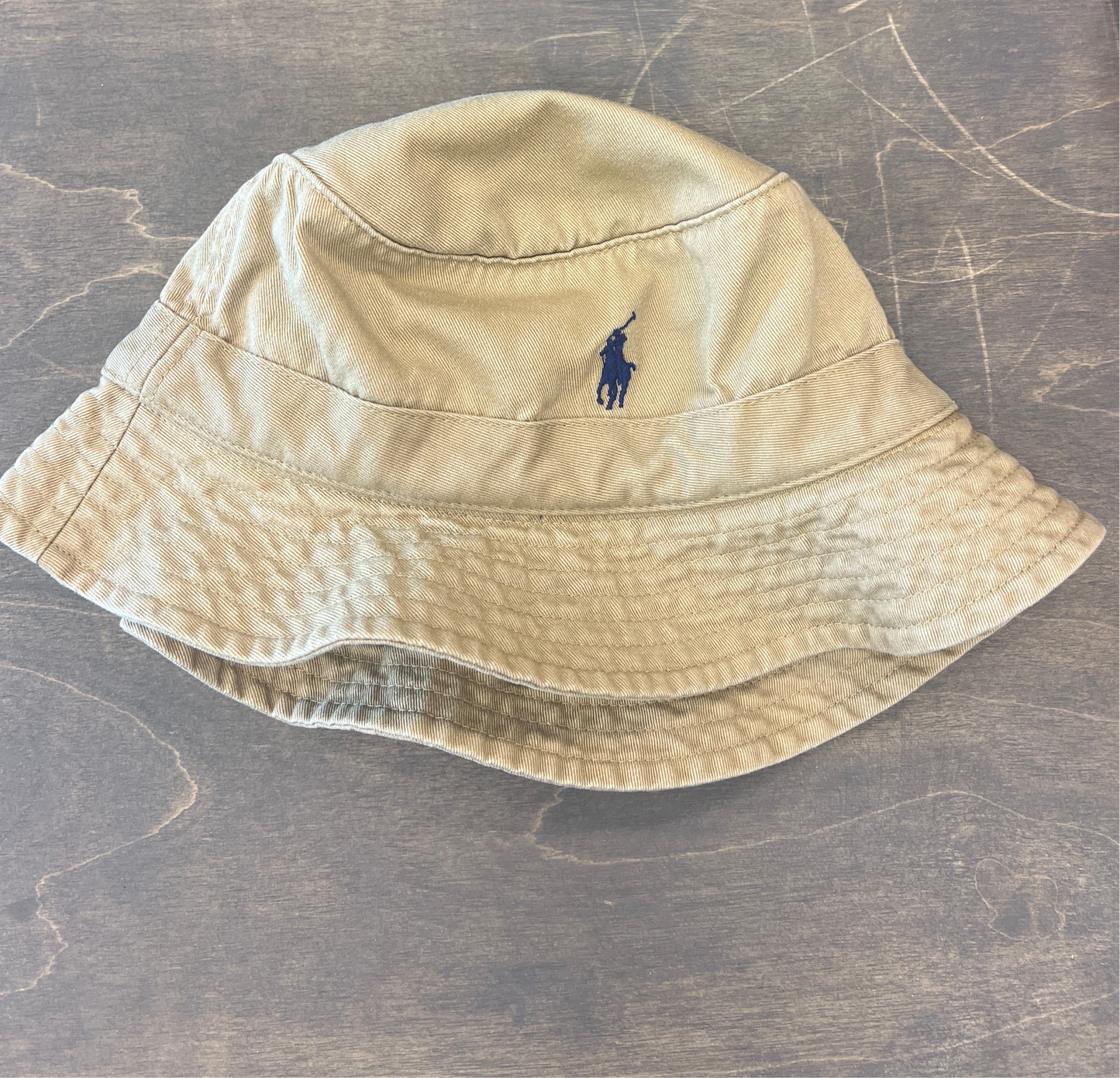 Polo Tan bucket hat small pony s/m