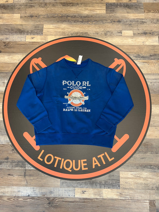 Polo guide canoe sweatshirt blue XXL