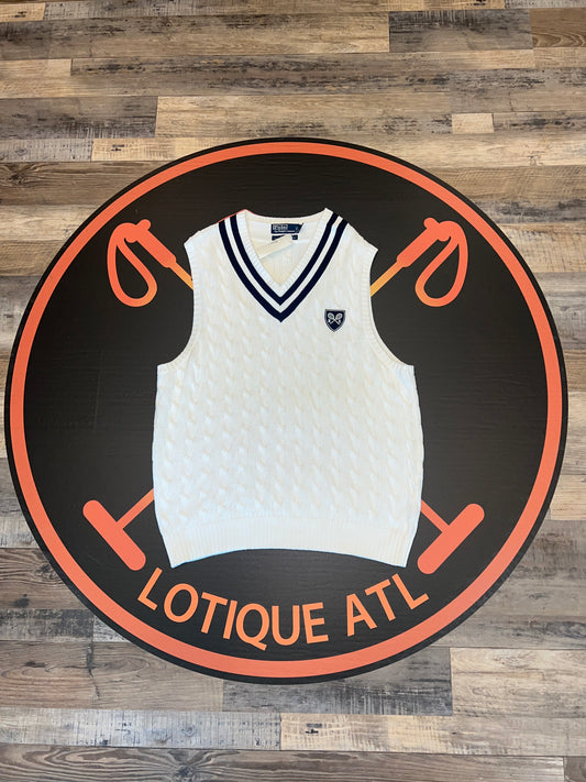 Polo RL tennis vest white XL