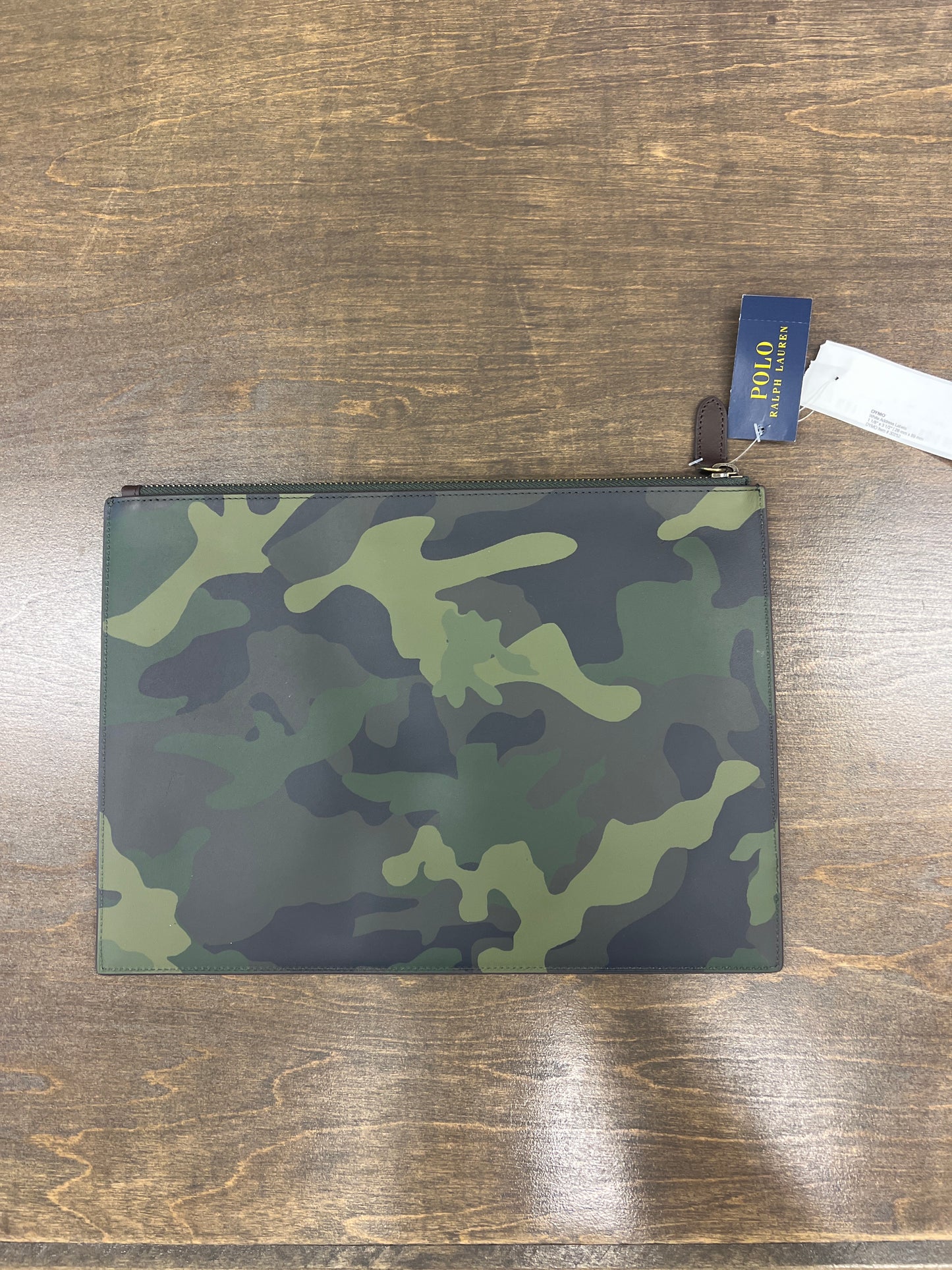 Nwt Polo camo tiger zip pouch