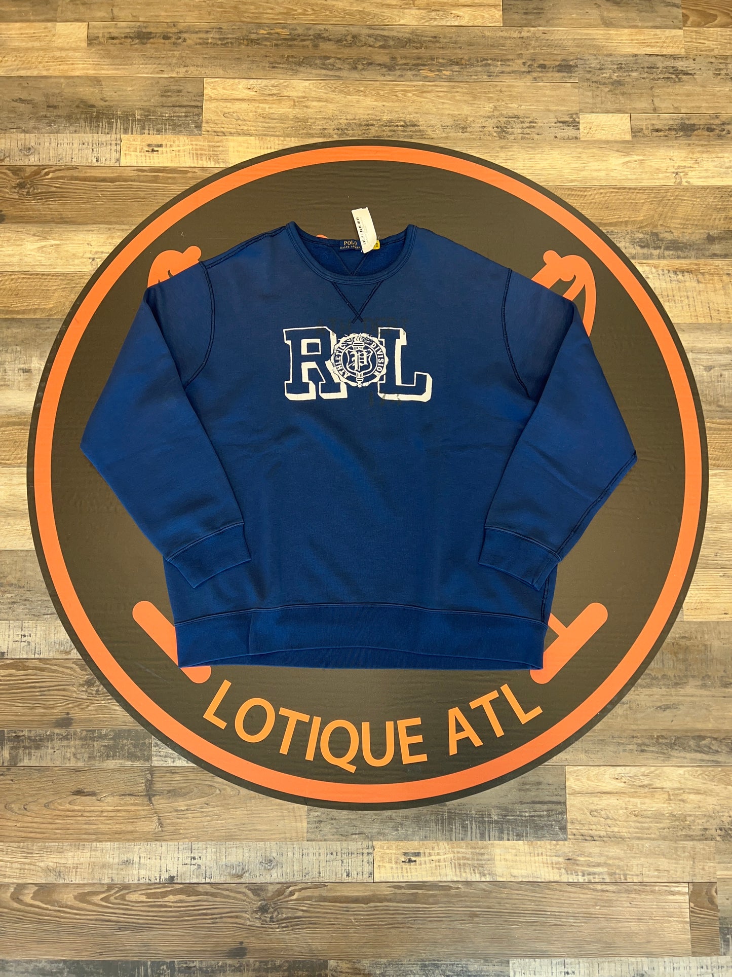 Polo RL ATHL DIV sweatshirt BLue XXL