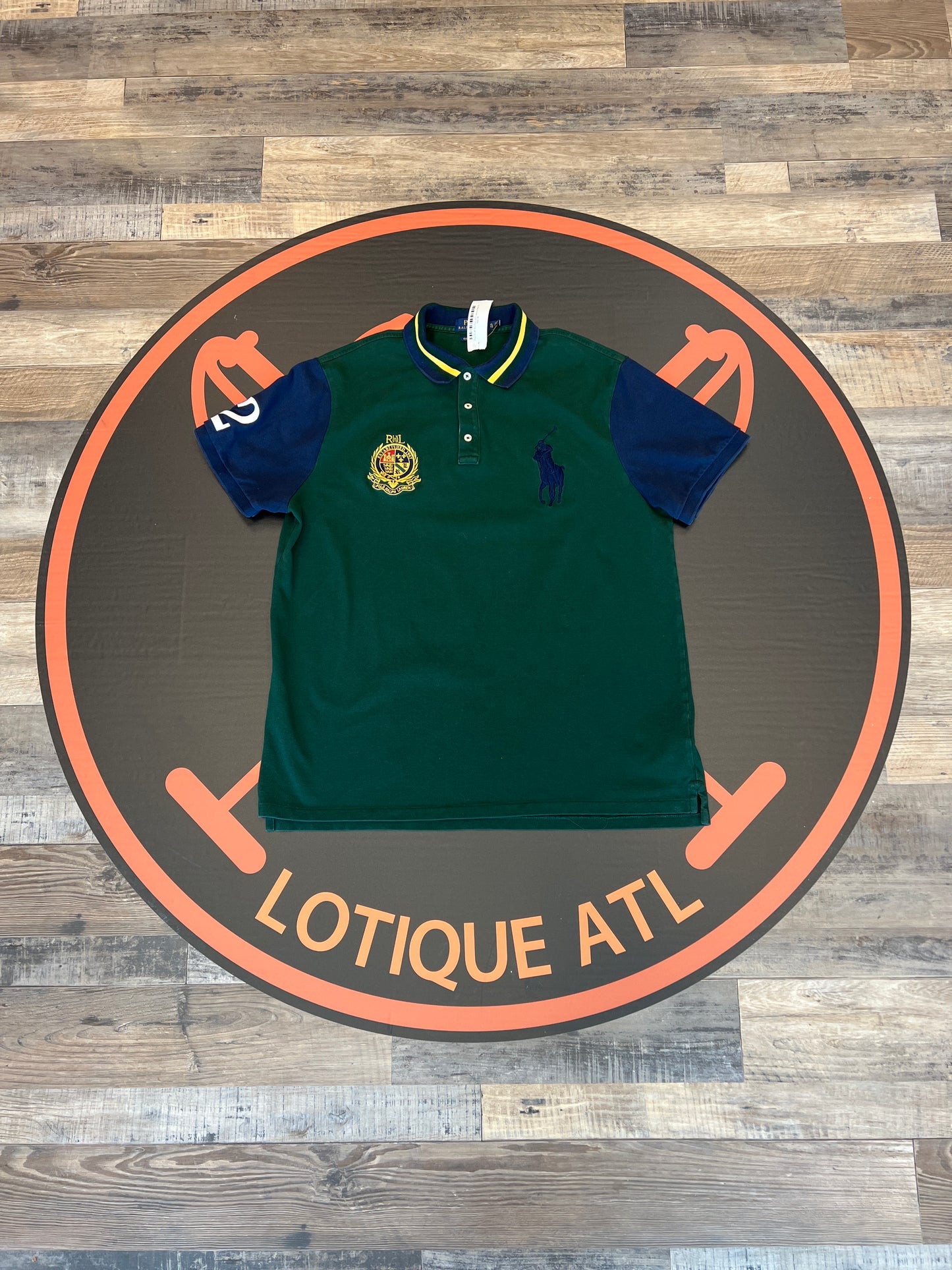 Polo RL #2 Big Pony short sleeve Green XL