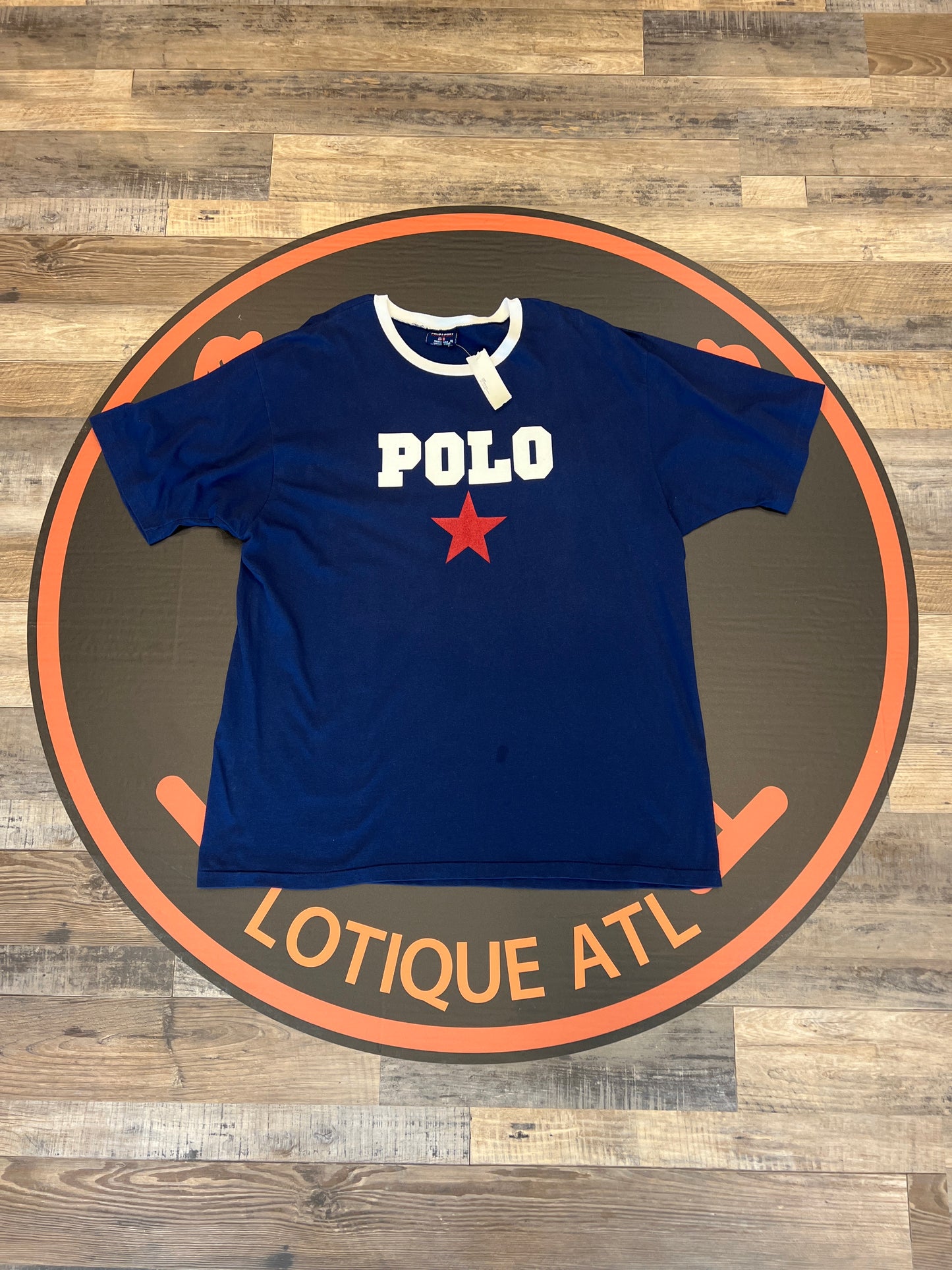 Polo sport star T-shirt, XL navy blue