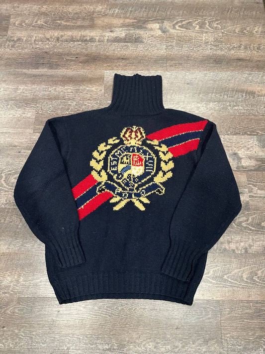 Vintage OG Polo Ralph Lauren Crest Knit Sweater