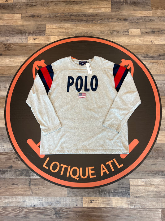 Polo Sport Spellout Jersey grey XL