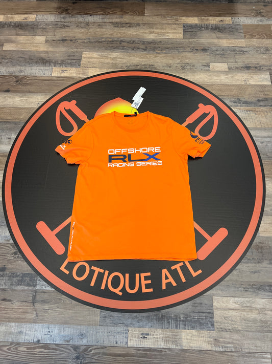 Nwt RLX offshore T shirt orange Large