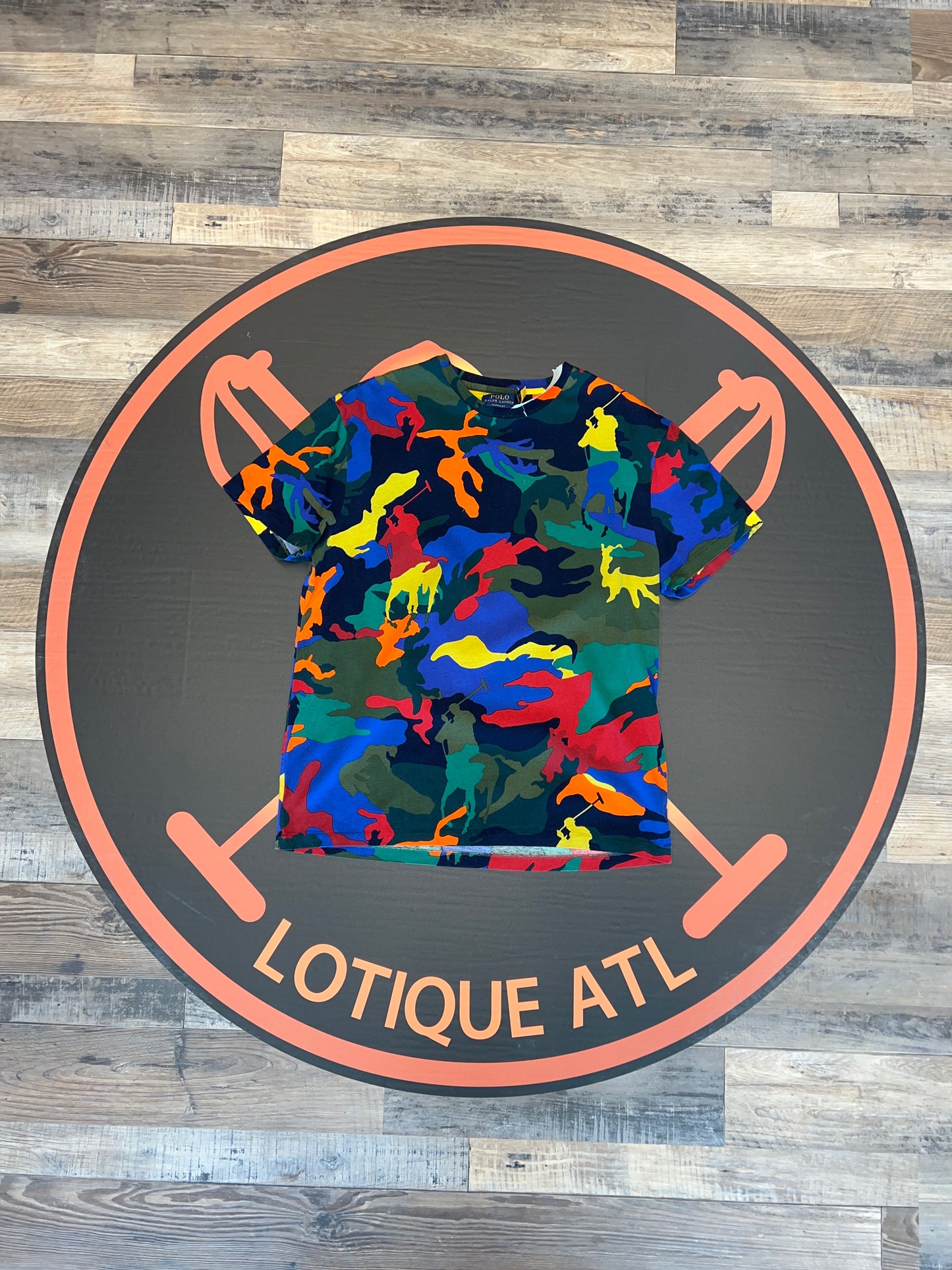 Polo colorful camo T medium