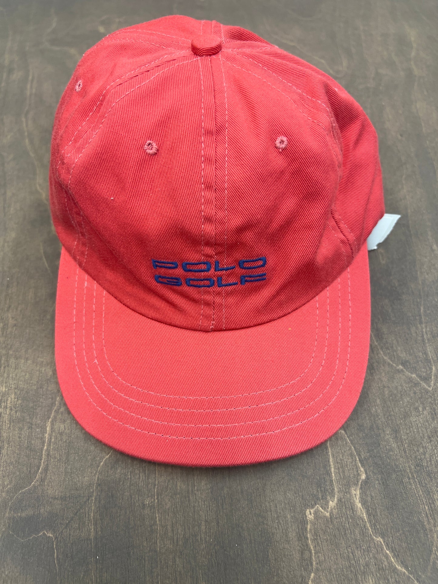 Vintage polo golf hat red