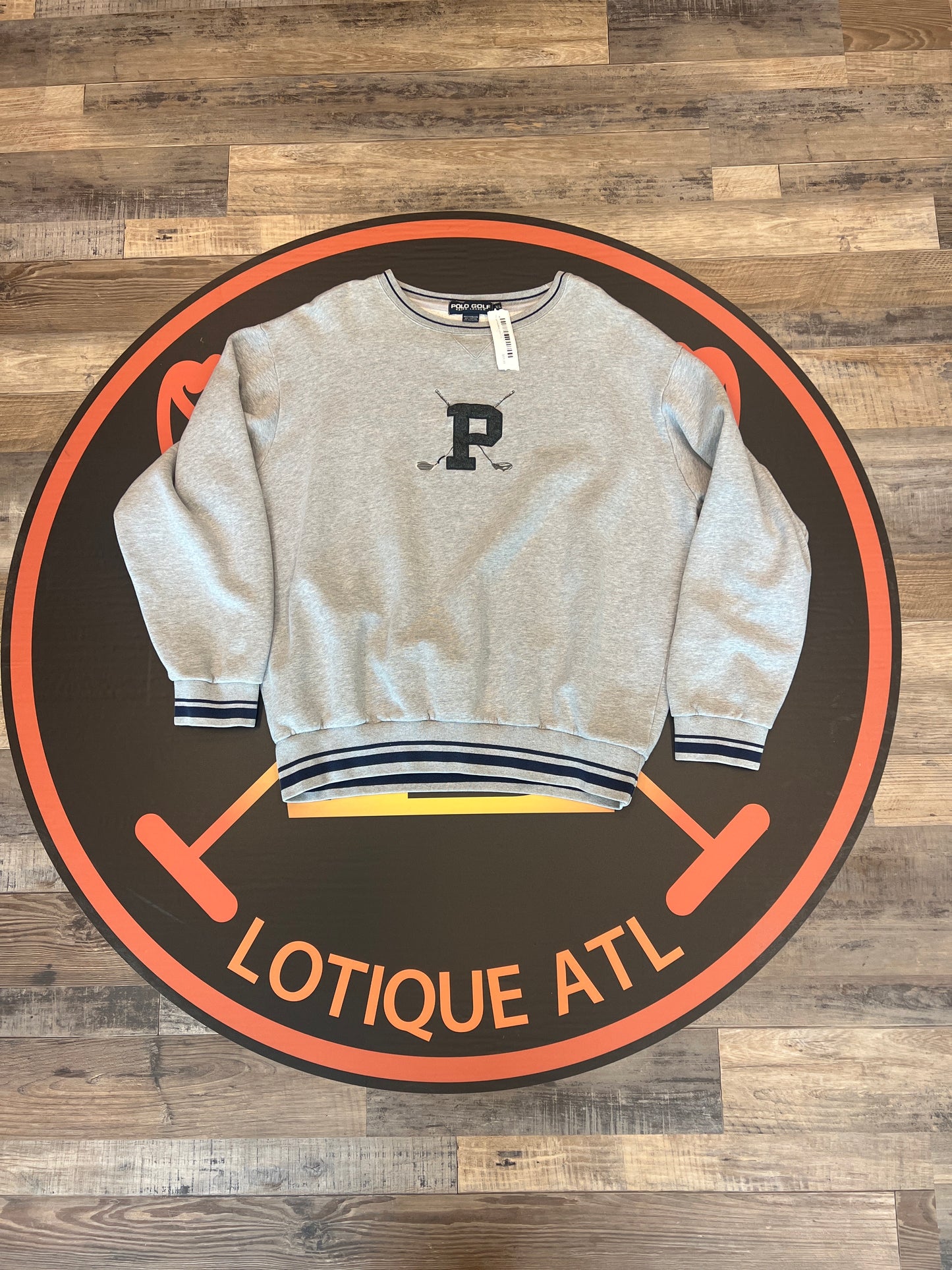 Polo golf sweatshirt gray P XL