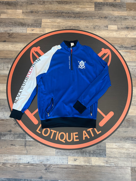 Blackwatch 1/4 zip blue XLT