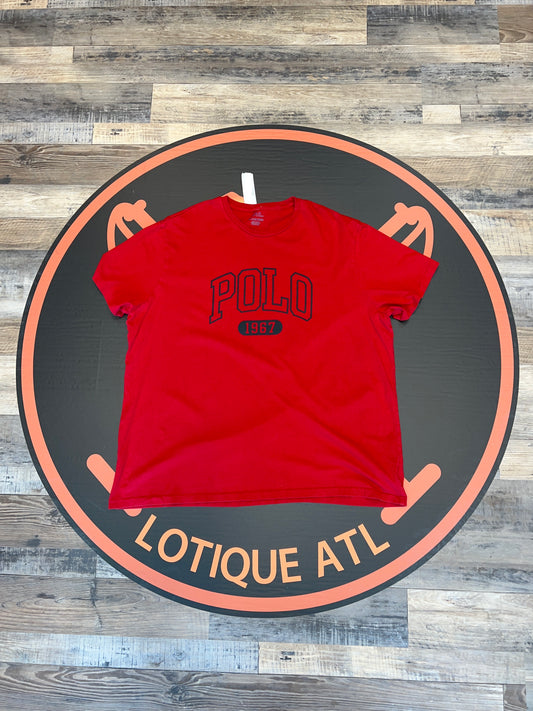 Polo 1967 Spellout t shirt red XXl