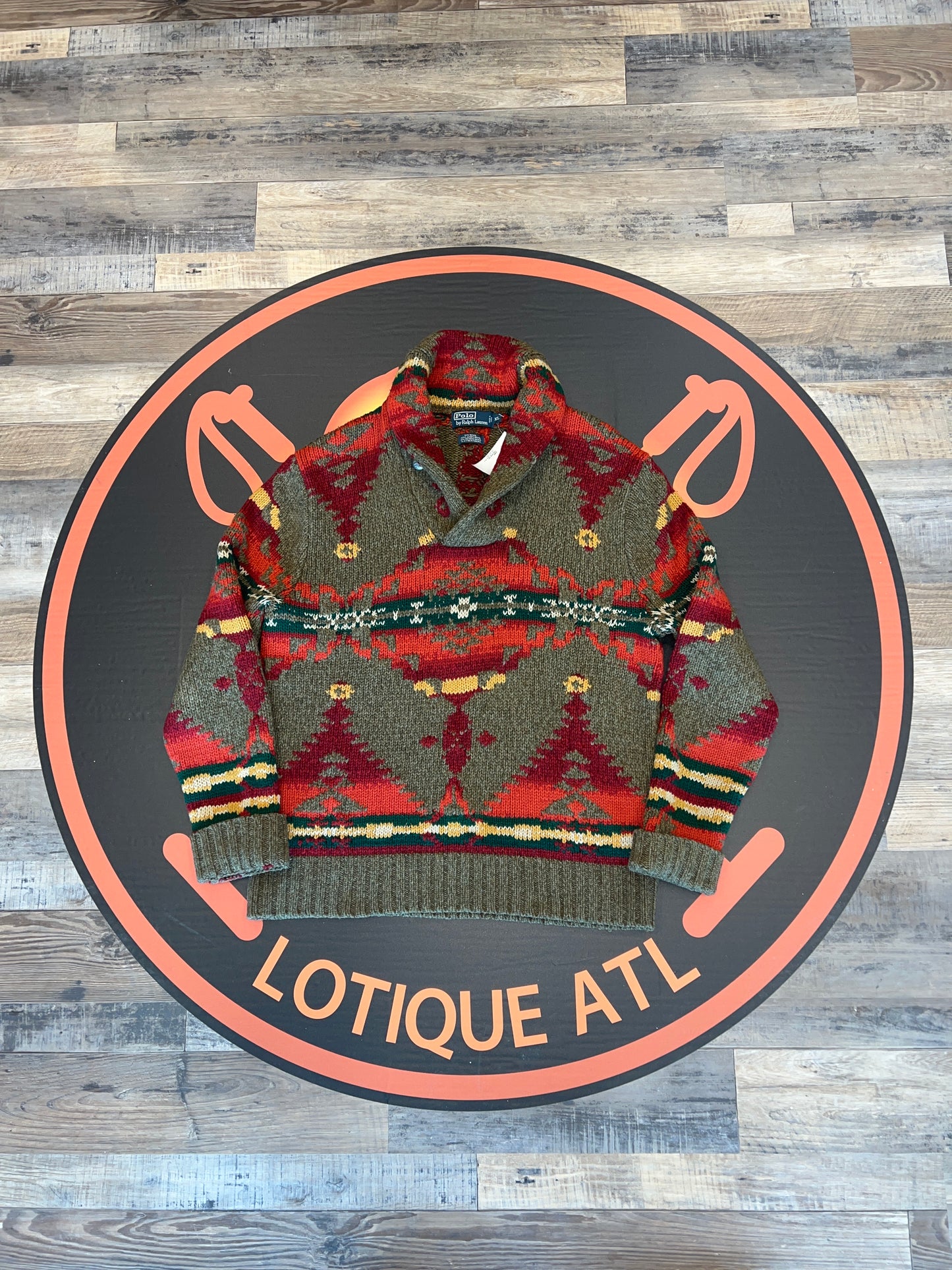 Polo Native fireball Mock neck Knit XL