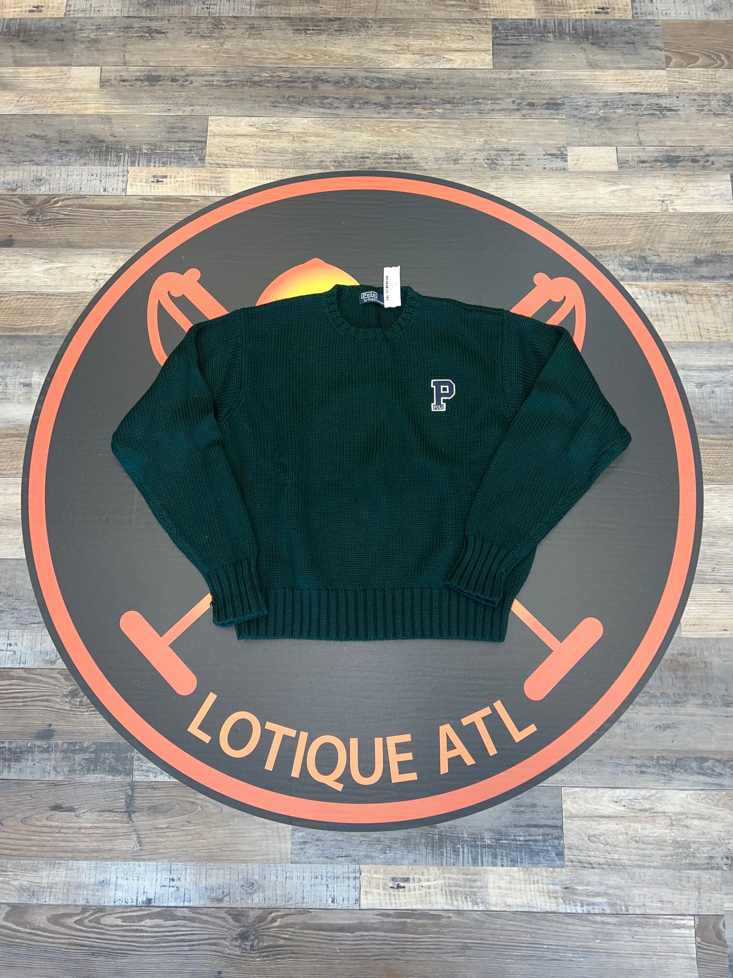 Polo P knit Green Xl