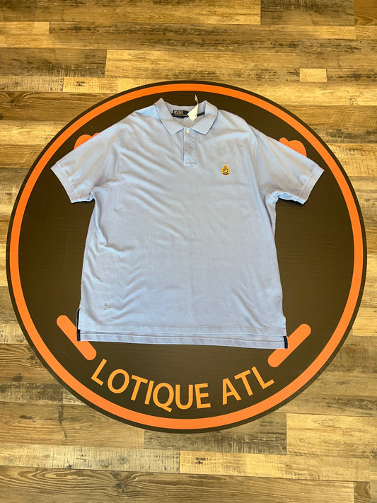 Polo small crest light blue xxl