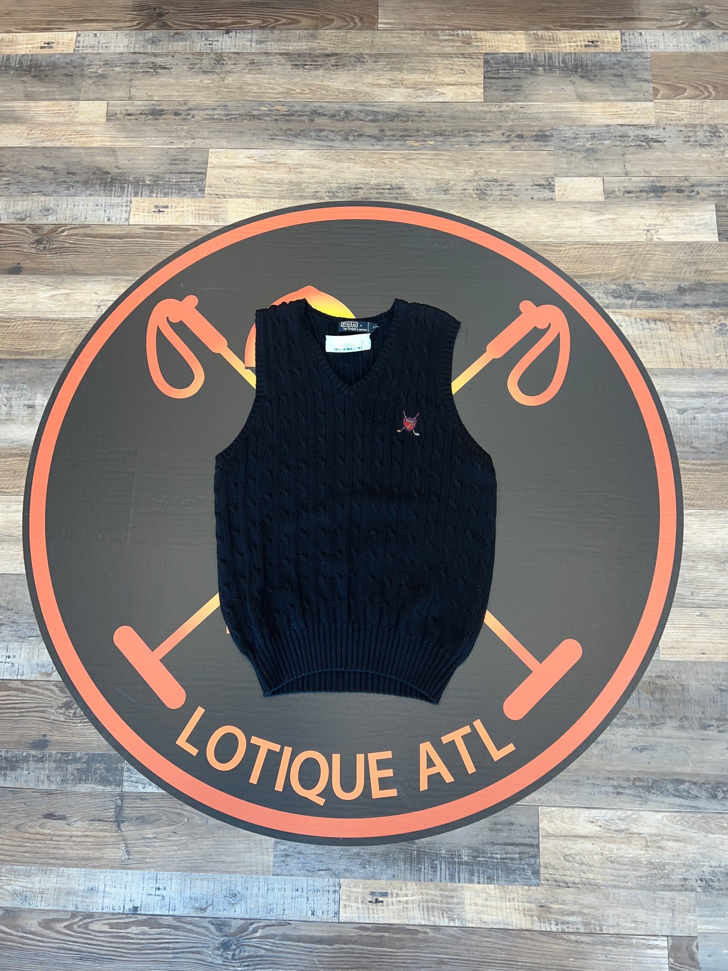 Polo golf black vest Xl