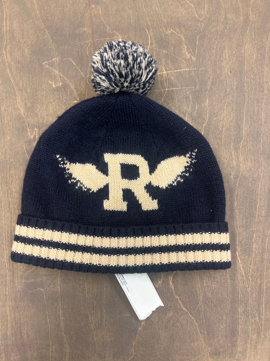 Rugby blue knit hat