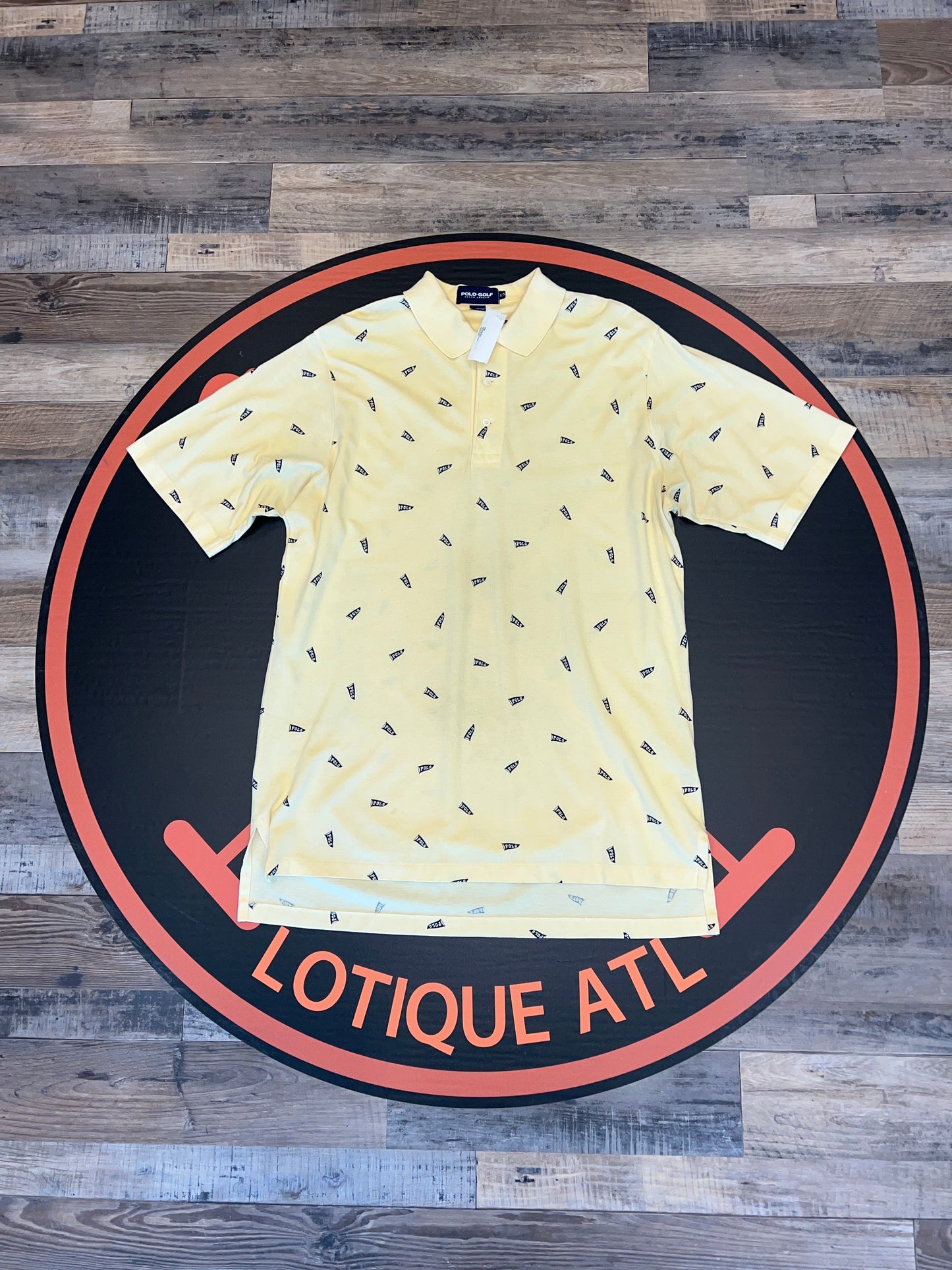 Polo golf pennant short sleeve yellow XL