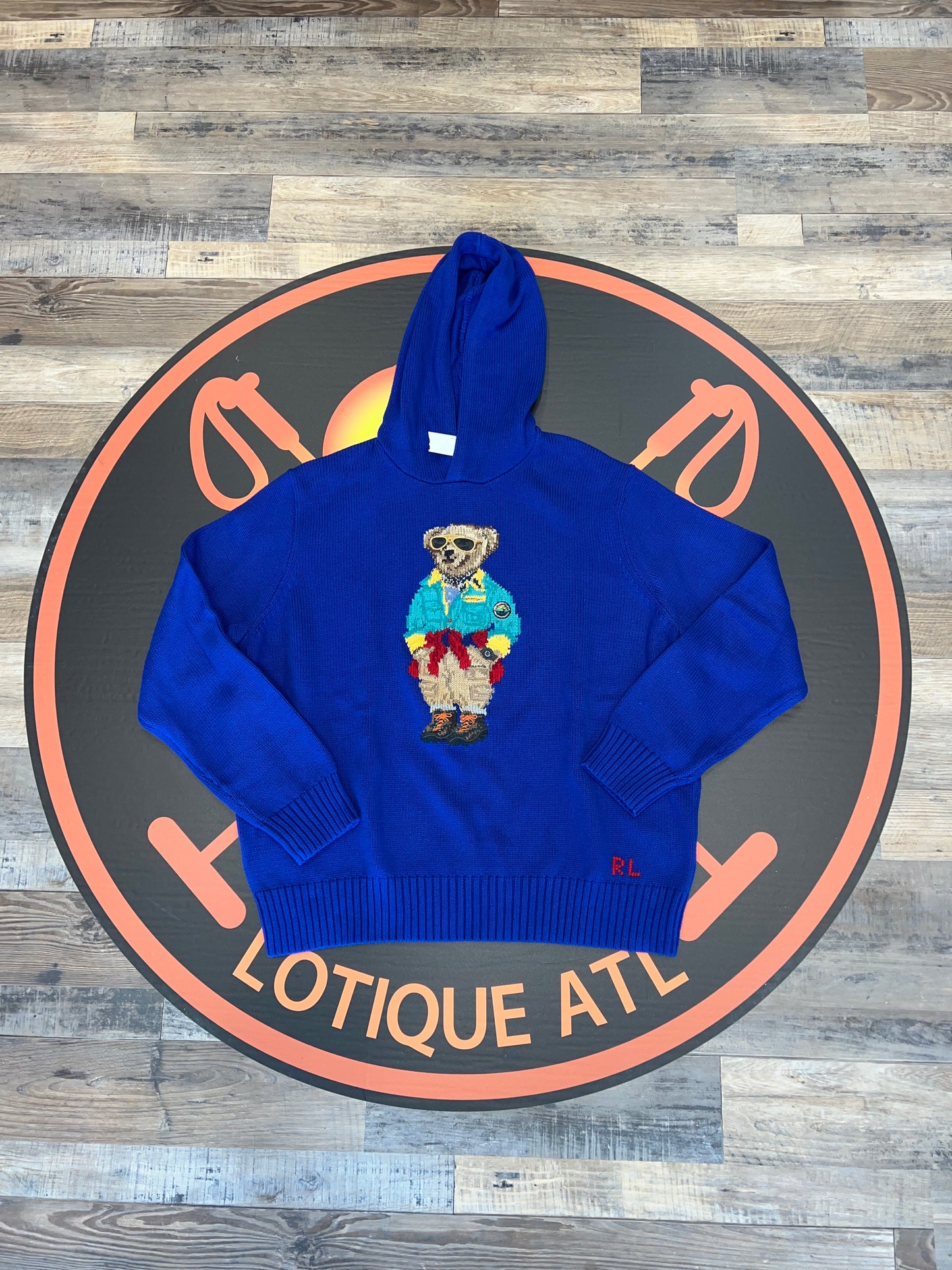 Polo wildlife bear knit hoody 2Xb