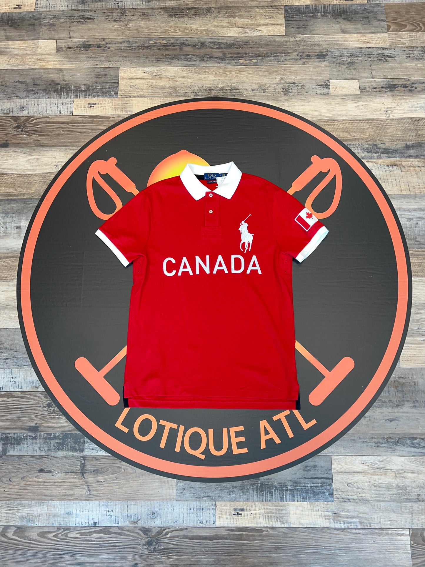 Polo Big Pony Canada Short sleeve Red Medium