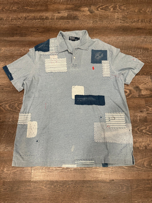 Polo Ralph Lauren Patchwork Shirt XL
