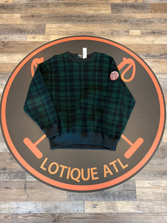 Polo 1992 green plaid sportsman sweatshirt L