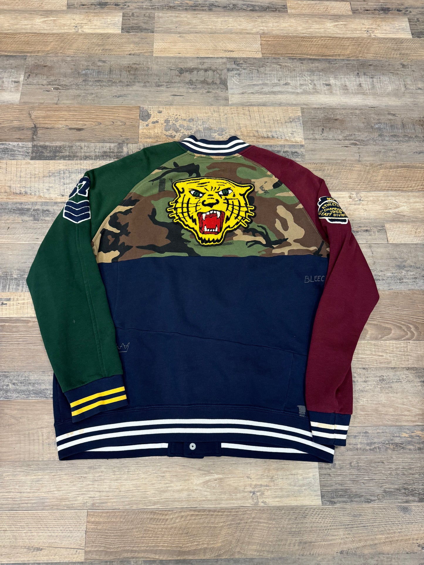 Polo Ralph Lauren Varsity Tiger Patchwork Jacket