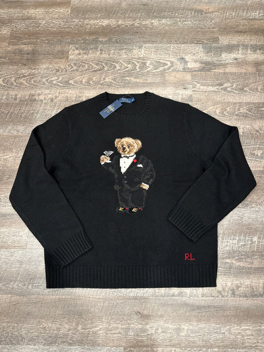 Polo Ralph Martini Bear Knit Sweater